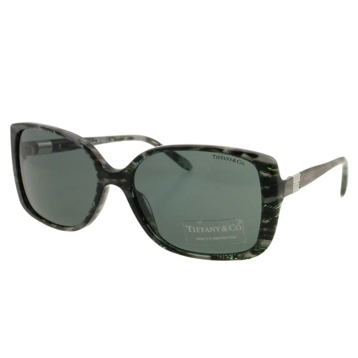Tiffany Co Sunglasses TF4071B 8129/3F 57mm Blue Havana / Dark Grey Lens