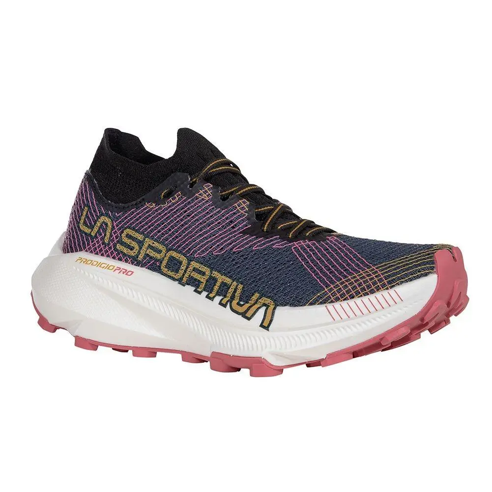 La Sportiva Prodigio Pro Women`s Trail Running Shoes Night Sky/rosebay W39.5