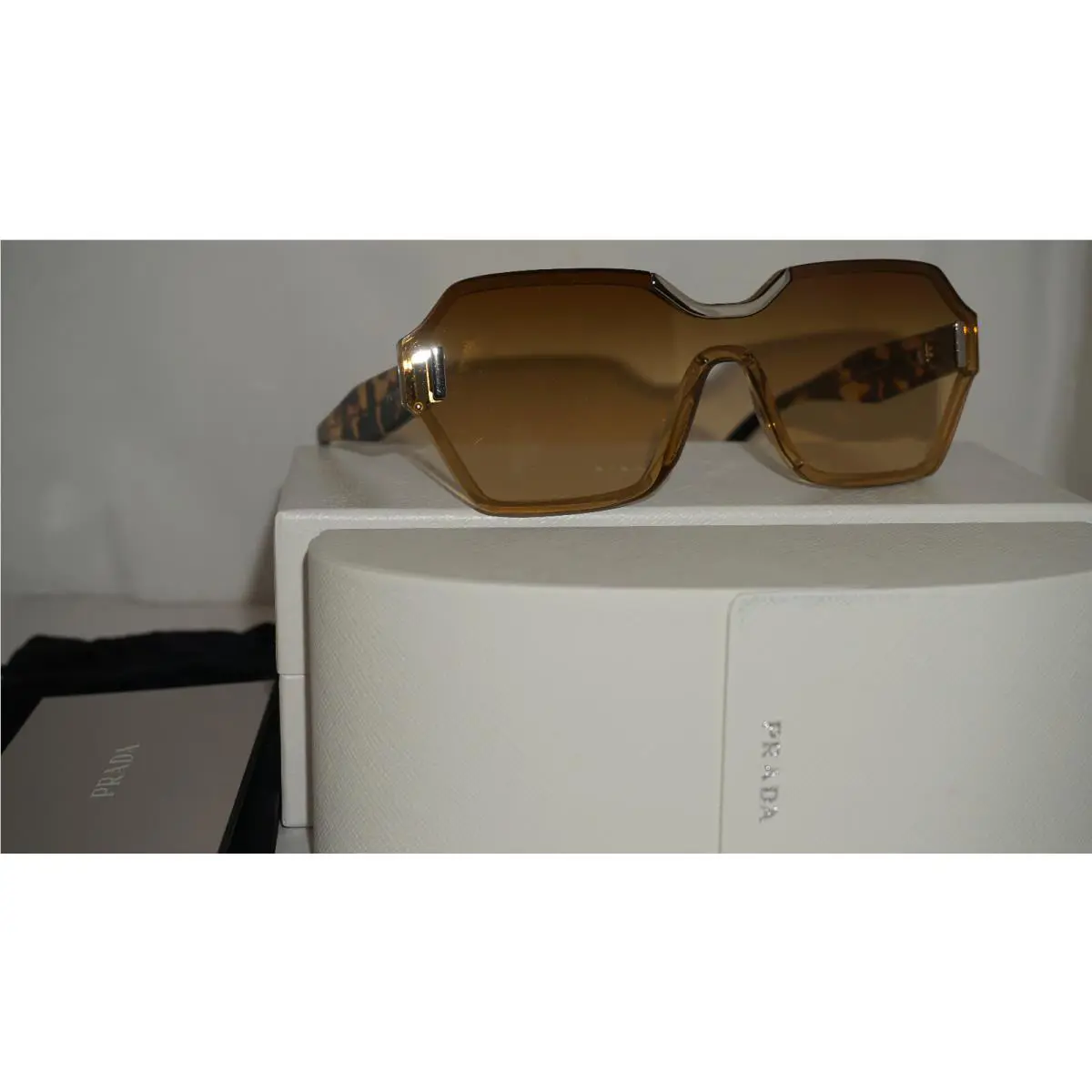 Prada Sunglasses Yellow Havana Yellow Gradient PR 15TS VIR1G0 48 140
