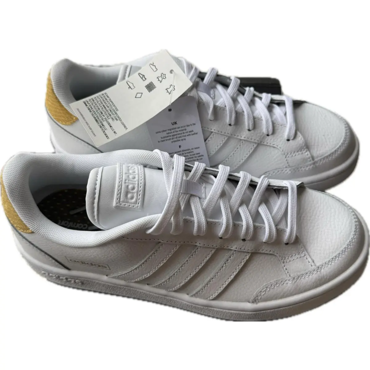 Adidas shoes - Adidas Grand Court SE - Grand Court - FW3301 - White/GOLD (UPC: 191532344790) 4