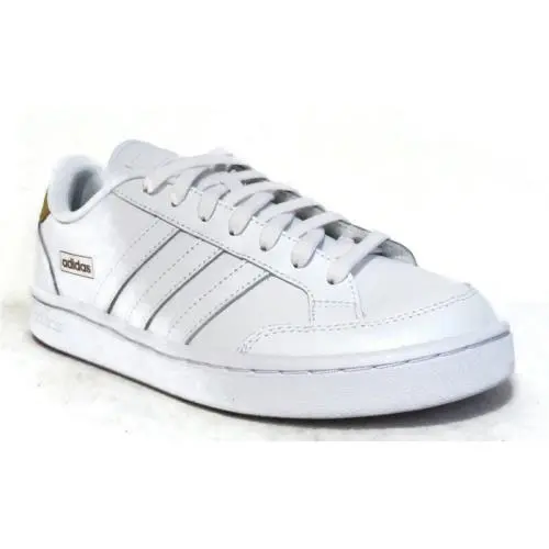 Adidas Grand Court SE Women`s White/gold Tennis Casual Leather Sneaker Size 8