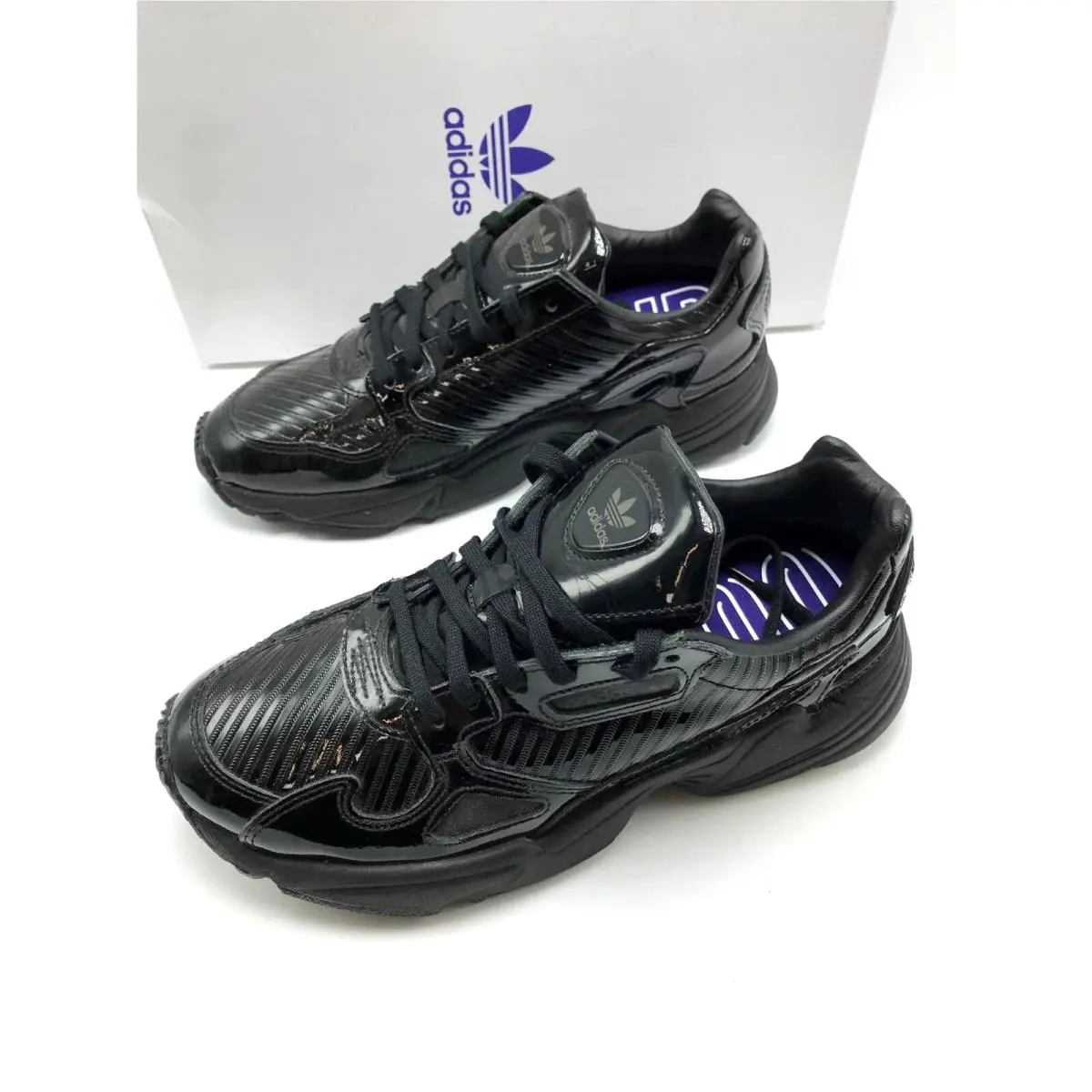 Adidas Falcon Black Women`s CG6248 Women Size 5.5