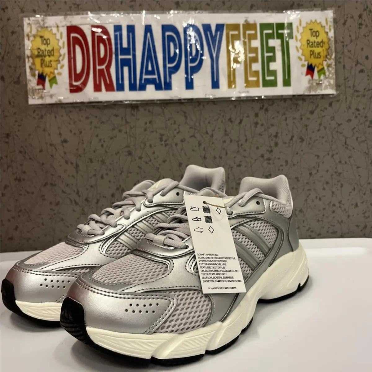 Adidas Crazychaos 2000 Women`s Running Shoes Silver JH6851