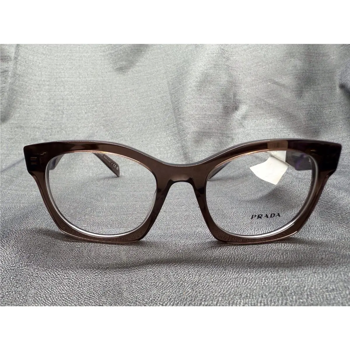 Prada Eyeglasses PR A05V Brown Transparent 52 14 170
