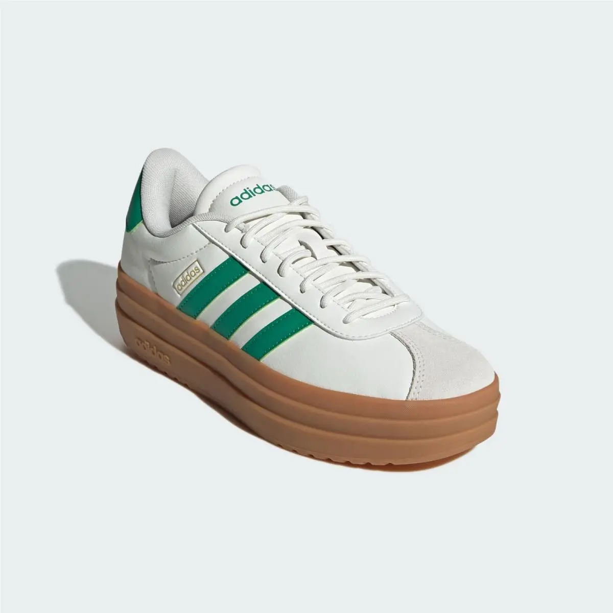 Adidas shoes - adidas Vl Court - Court - JQ7832 - White/Court Green/Gold Metallic 12