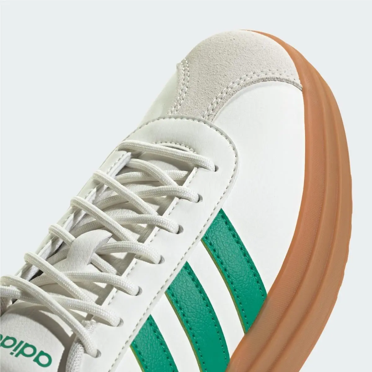 Adidas shoes - adidas Vl Court - Court - JQ7832 - White/Court Green/Gold Metallic 15