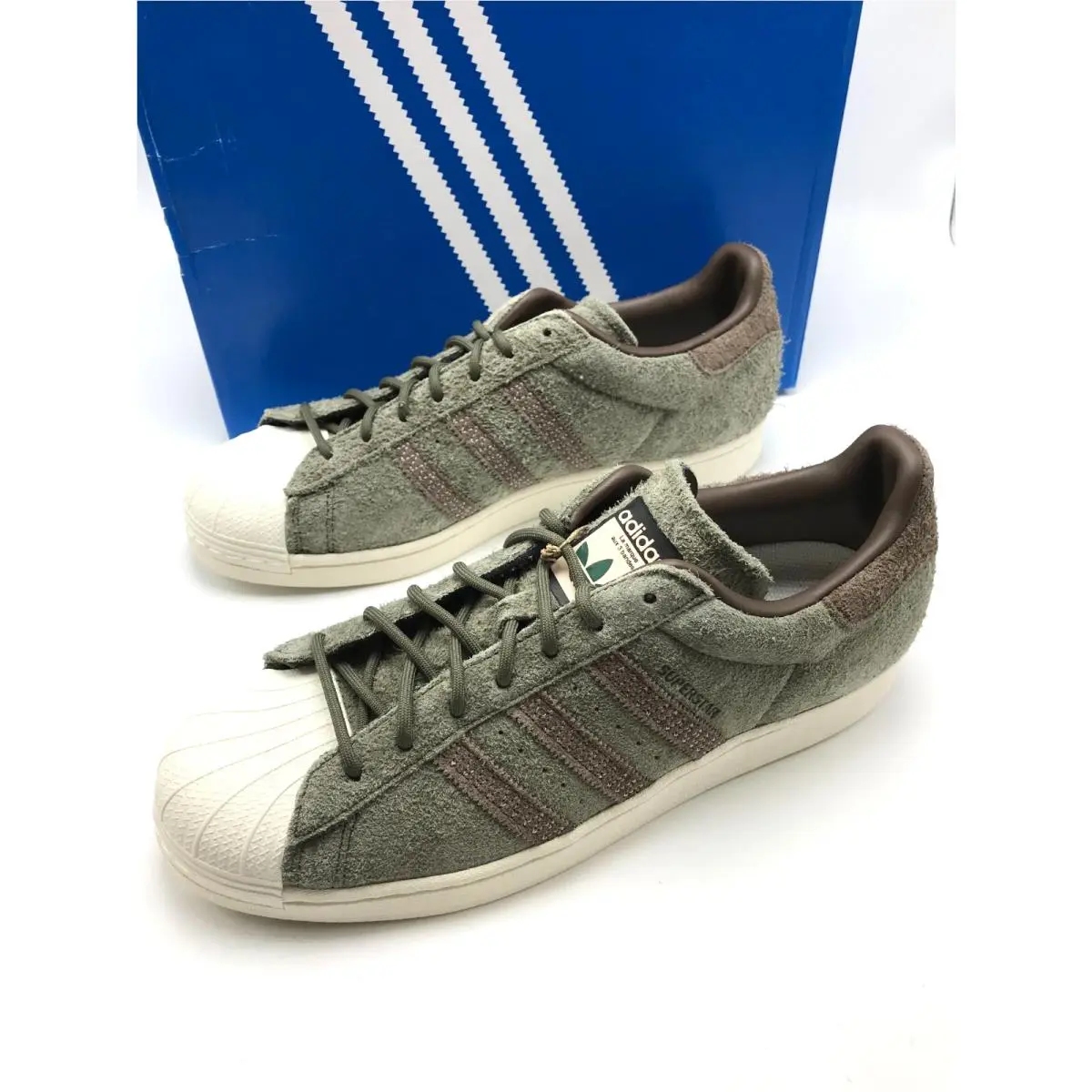 Adidas Originals Superstar Olive Strata GW2174 Men`s sz 8.5-13