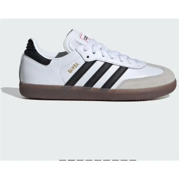 Adidas Samba Little Kid’s Big Kids Indoor Soccer Shoes White IF1944 Boy’s Girl’s