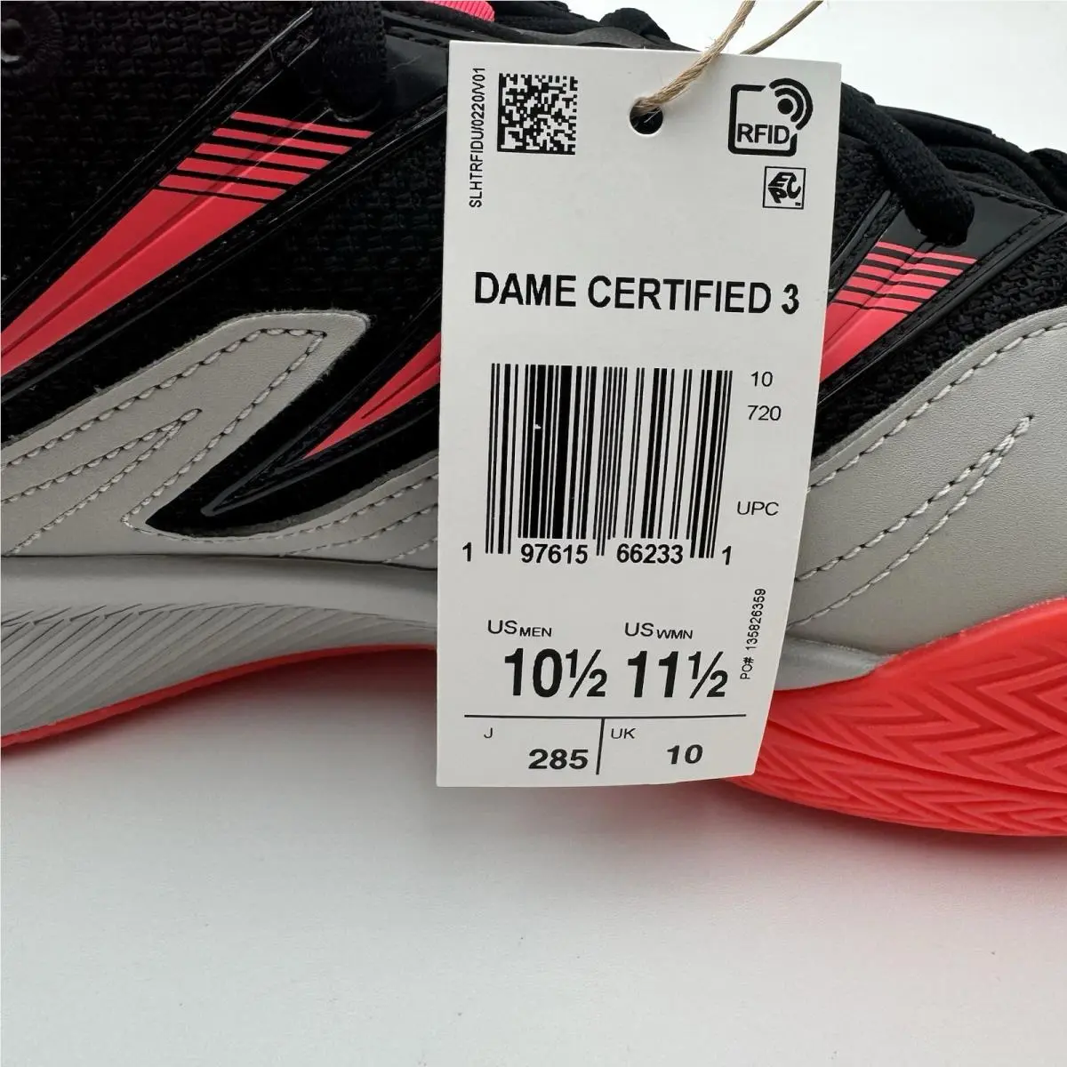 Adidas shoes - adidas Dame Certified - Dame Certified - JI1540 - Gray, Manufacturer: Grey / Black / Red 9