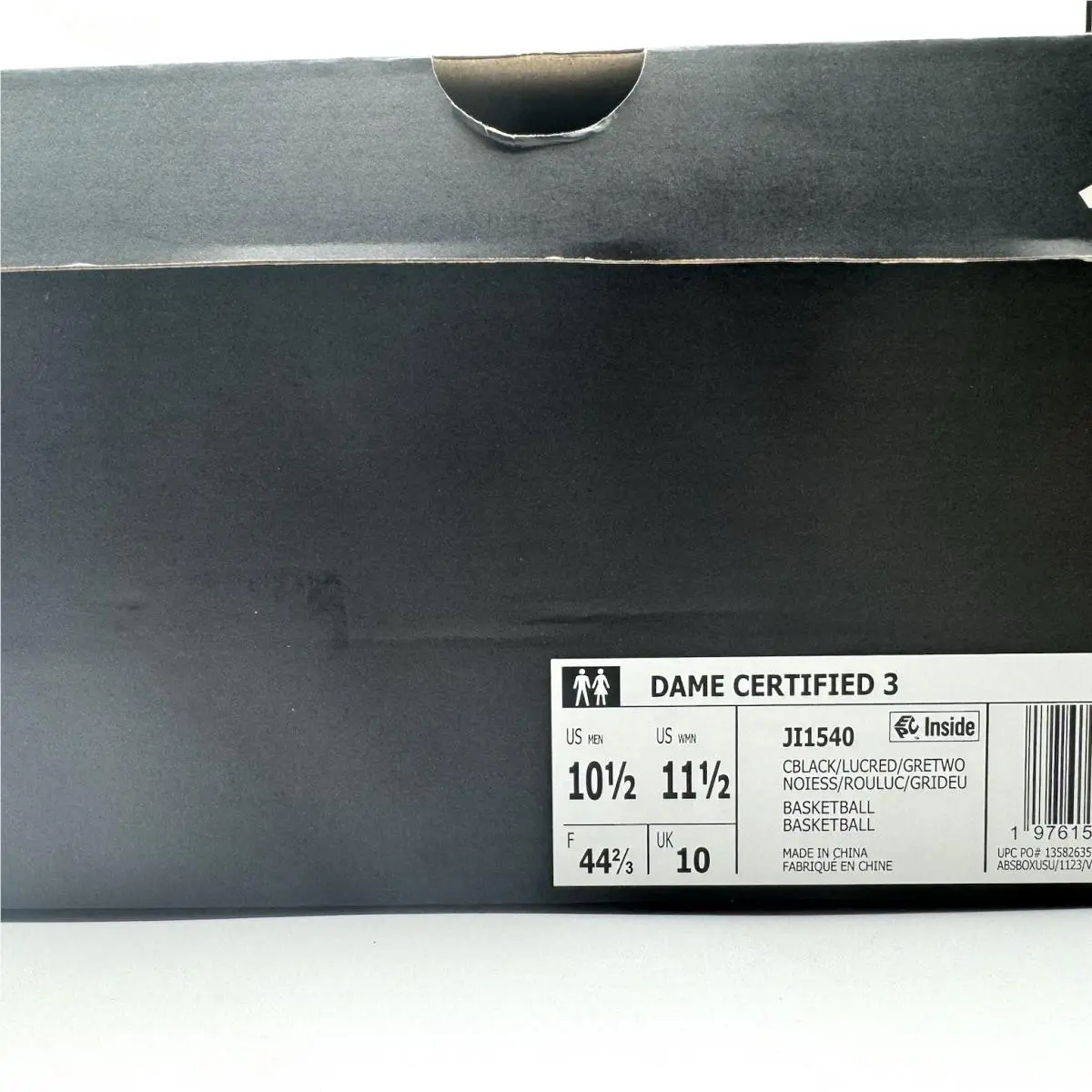 Adidas shoes - adidas Dame Certified - Dame Certified - JI1540 - Gray, Manufacturer: Grey / Black / Red 19