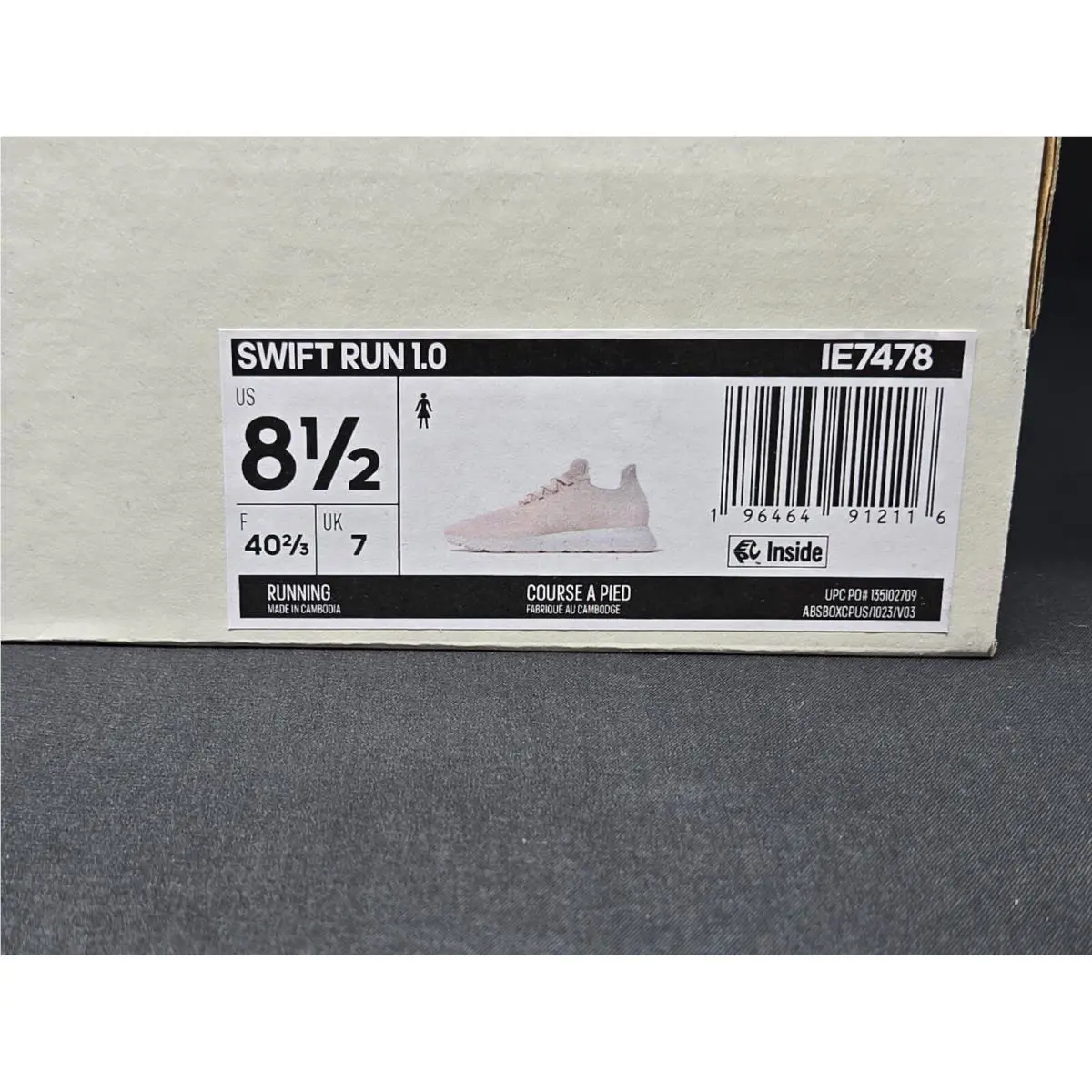 Adidas shoes - adidas Swift Run - Swift Run - IE7478 - Pink, Manufacturer: Wonder Quartz Cloud White 20