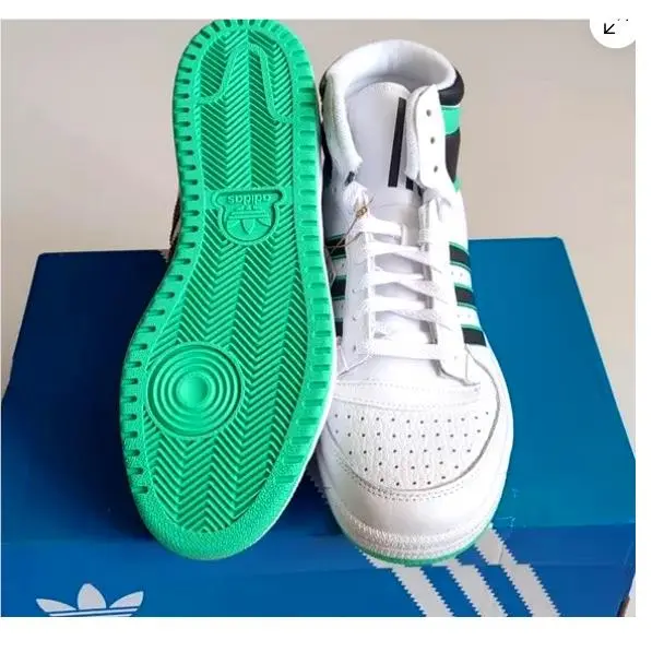 Adidas shoes - Top Ten RB - Top Ten - GV9584 - White Black Hi Res Green 3