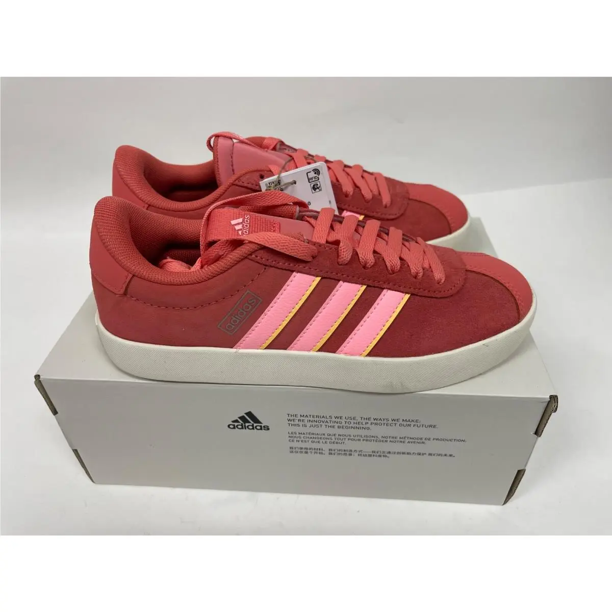 Adidas shoes - adidas VL Court 3.0 - Court - IF4477 - Preloved Scarlet/Pink Spark/Almost Yellow (UPC: 196478406236) 1