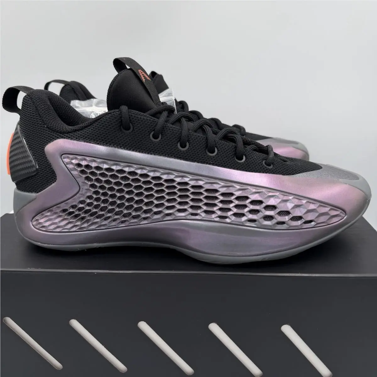 Adidas AE 1 Anthony Edwards Iron JQ8898 Metallic Basketball Men’s Size 8.5