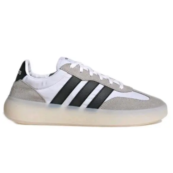 Size 12 - Adidas Mens Barreda Decode Shoes Casual Sneakers - Core Black / Cloud White / Core White