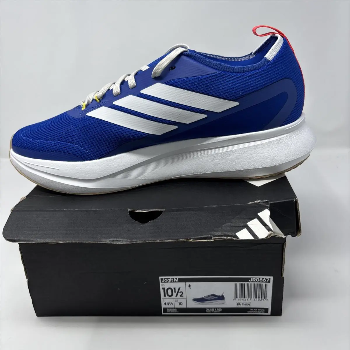 Adidas Jogit Men`s Running Shoe Athletic Sneakers Blue Marathon Trainers 867