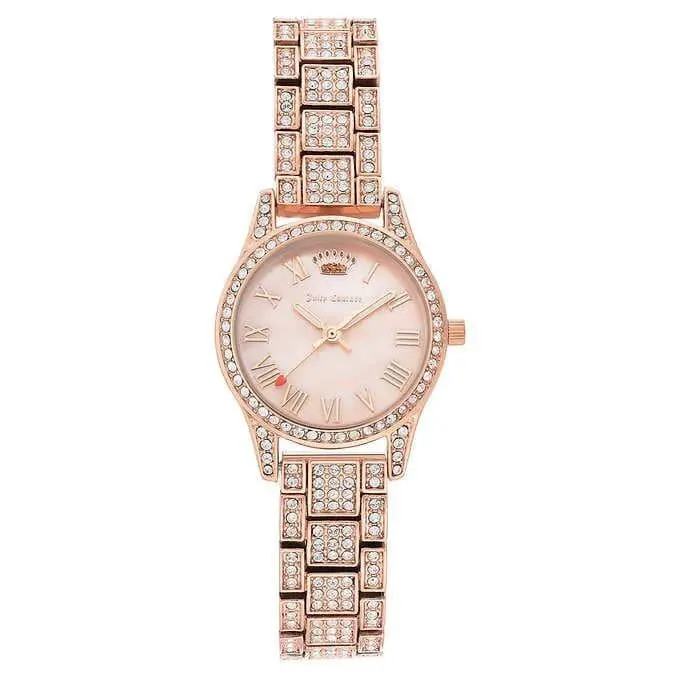 Juicy Couture JC/1260PMRG Black Label Rose Gold Mother-of-pearl Dial Watch