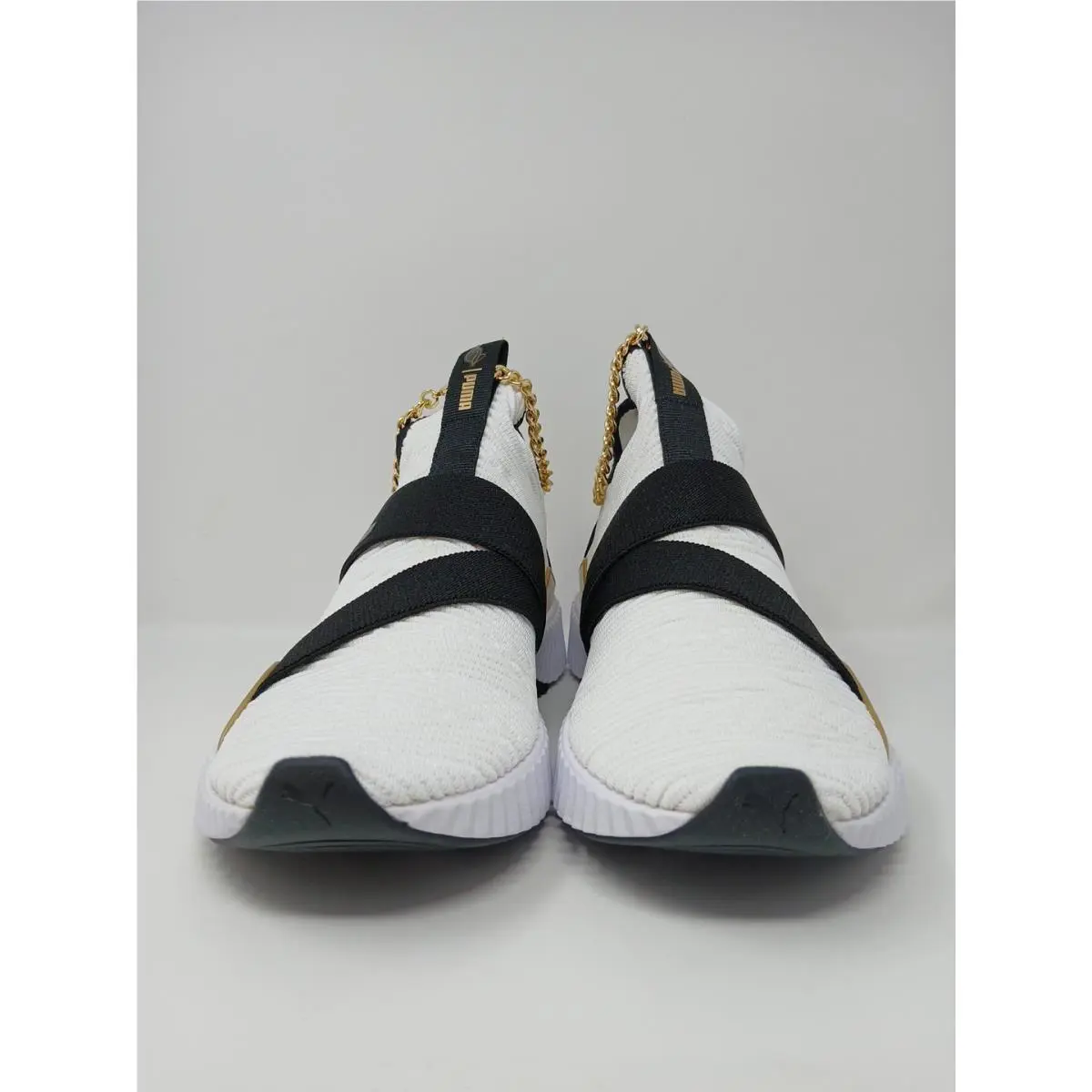 Puma shoes - Puma Baby Phat X Defy Mid Training - 38766301 - White/Black and Gold (UPC: 195551944979) 3