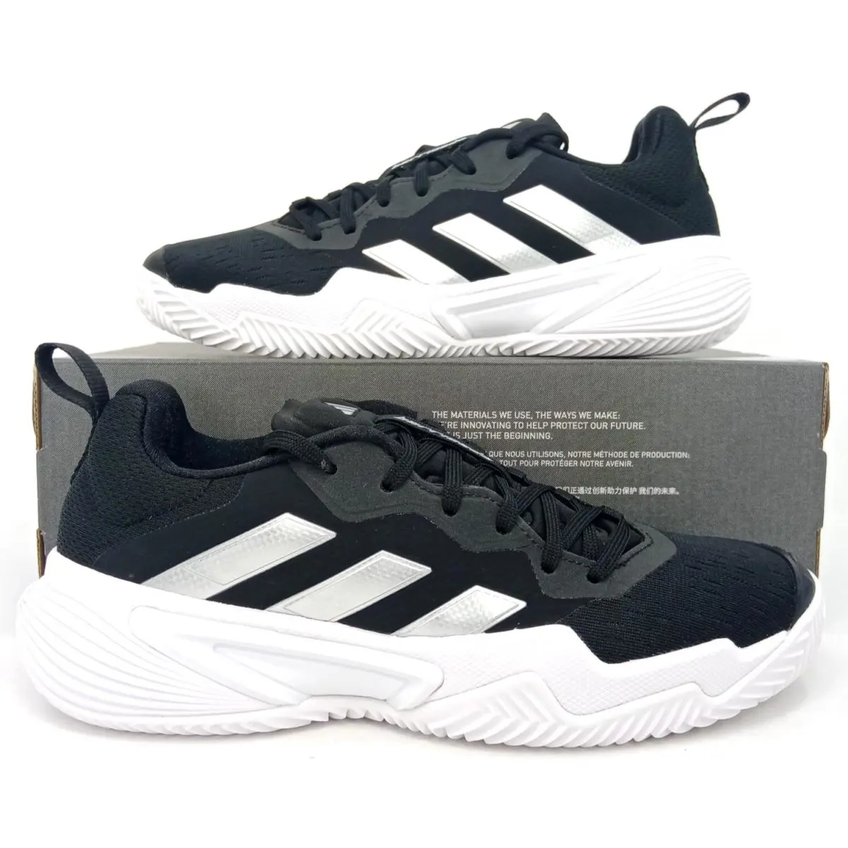 Adidas shoes - adidas Barricade CL - Barricade - ID1560 - Black (UPC: 196465945052) 9