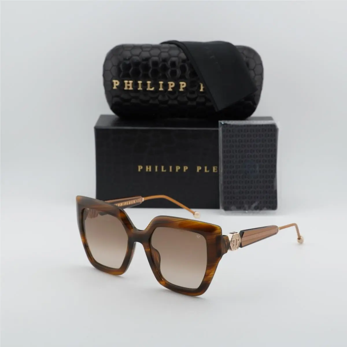 Philipp Plein SPP064S 03BQ Brown/brown Gradient 53-20-140 Sunglasses