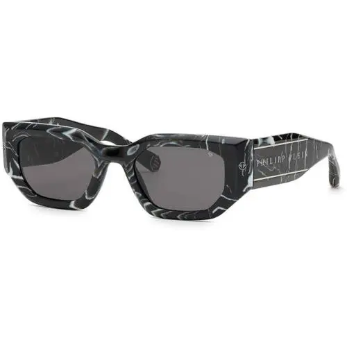 SPP066M Marbled Black 0z21 Sunglasses by Philipp Plein