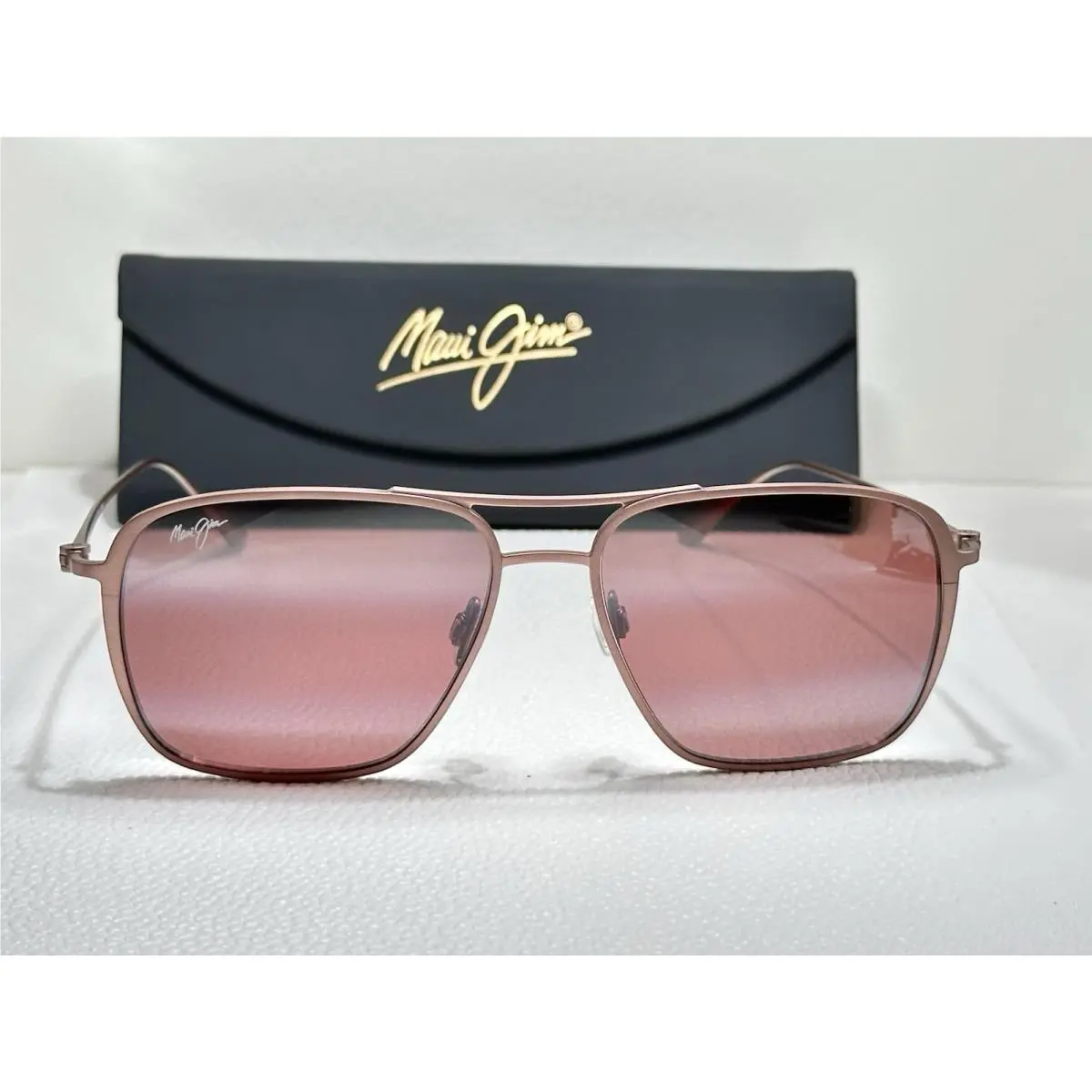 Maui Jim Beaches Satin Brown Polarized Maui Rose Lens Sunglass RS541-19A