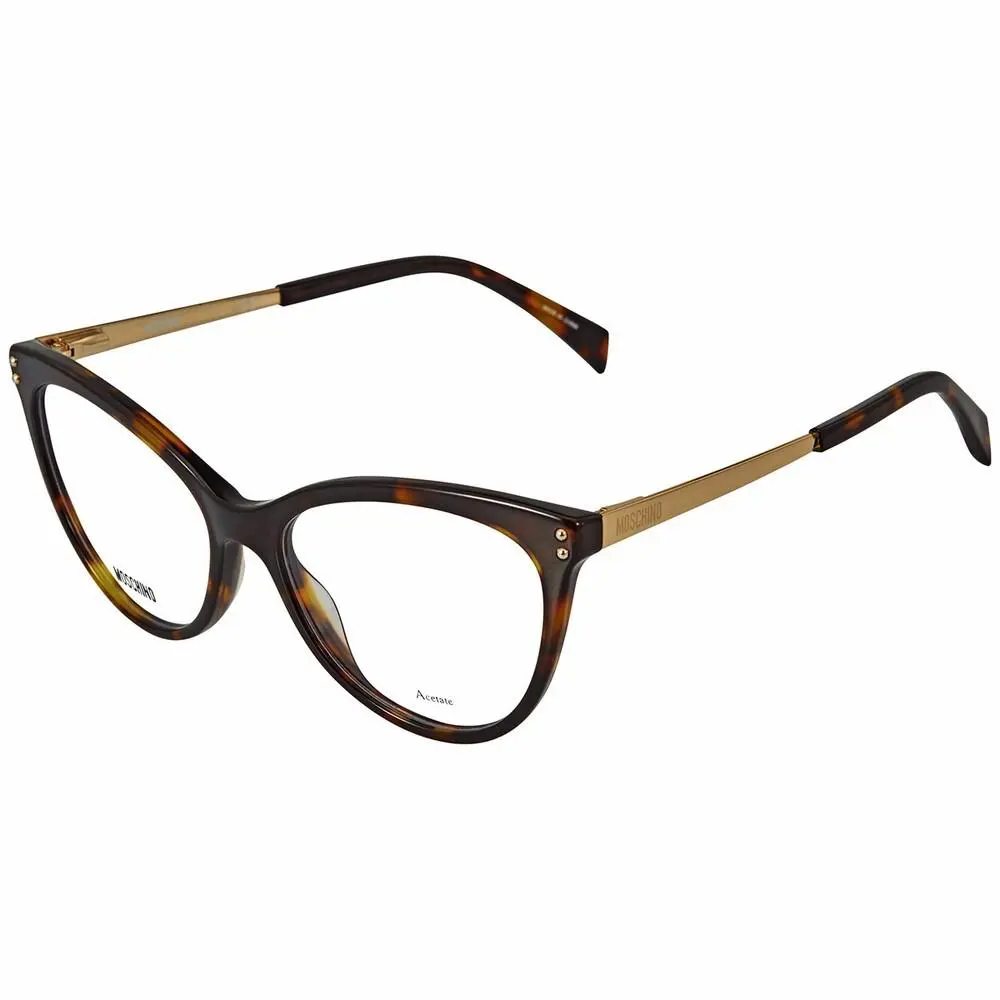 Moschino Rx Eyeglasses Frame - Mos 503 0086 - Havana / Gold 53-17-140 - Frame: Havana