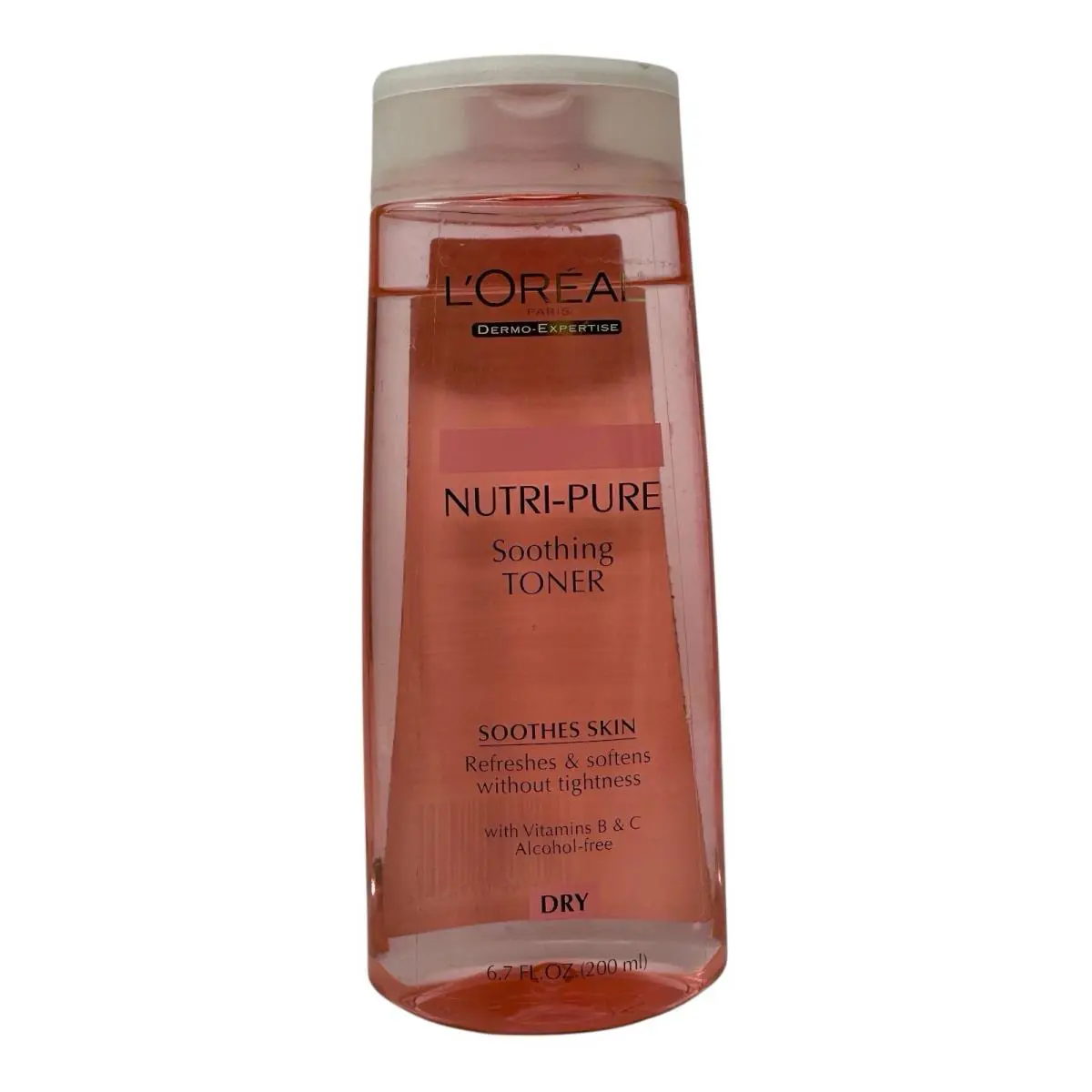 L`oréal L’oreal Dermo-expertise Nutri-pure Soothing Toner Soothes Skin Dry 6.7 oz Rare