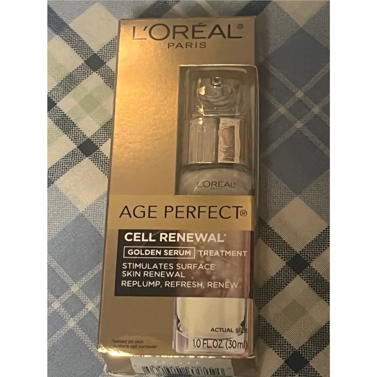 L`oreal Age Perfect Cell Renewal Golden Serum - Glass Bottle - Vhtf
