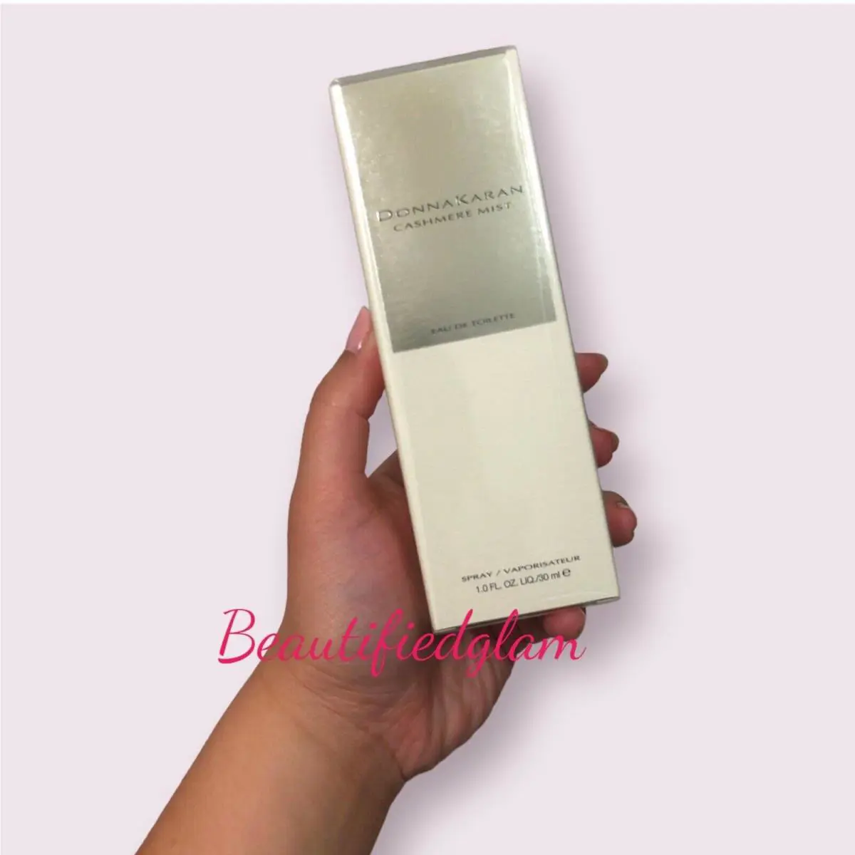 Cashmere Mist Donna Karan Eau DE Toilette Edt Spray For Women 1.0 Oz / 30 ml - White
