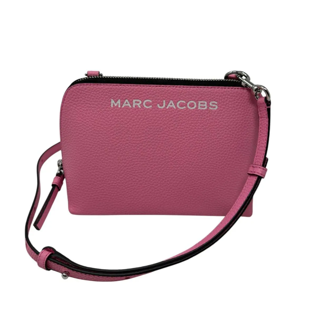 Marc Jacobs Grind Leather Crossbody Bag Pouch Petal Pink 4F4HCR006H01 - Exterior: Petal Pink