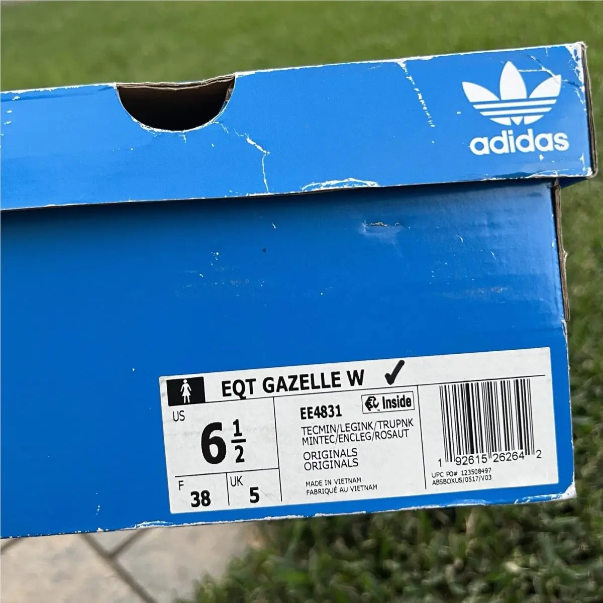 Adidas shoes - EQT Gazelle - EQT Gazelle - EE4822 - Blue 15