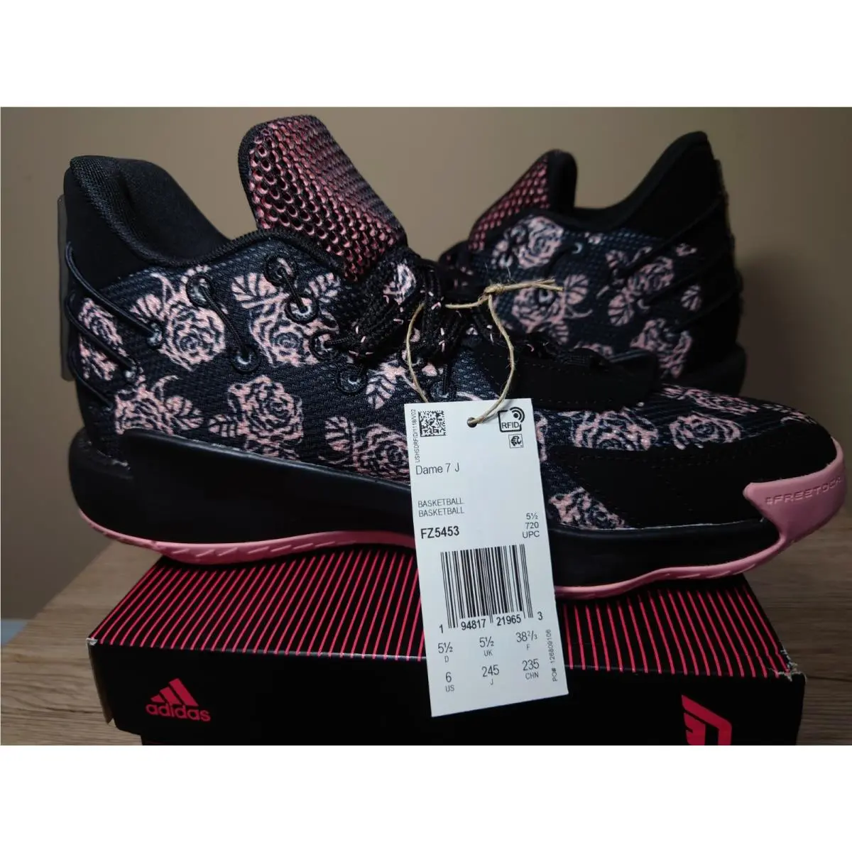 Adidas shoes - ADIDAS Youths - Youths - Pink / Black / Silver (UPC: 194817219653) 6