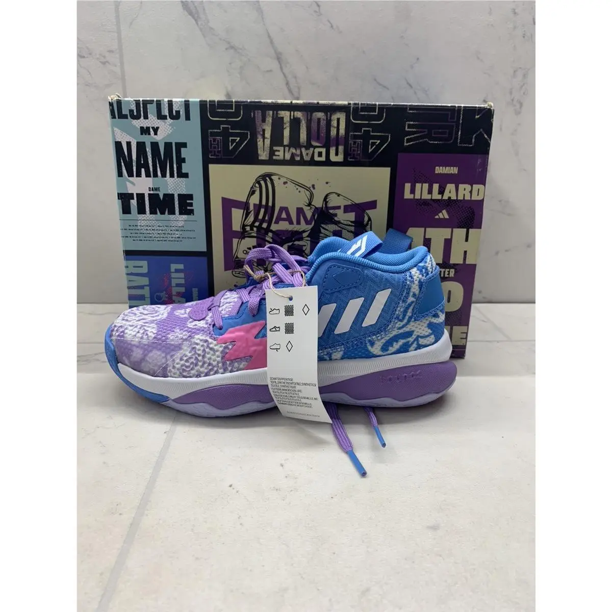 Adidas Dame 8c Size 2 IF8333 PO1015819