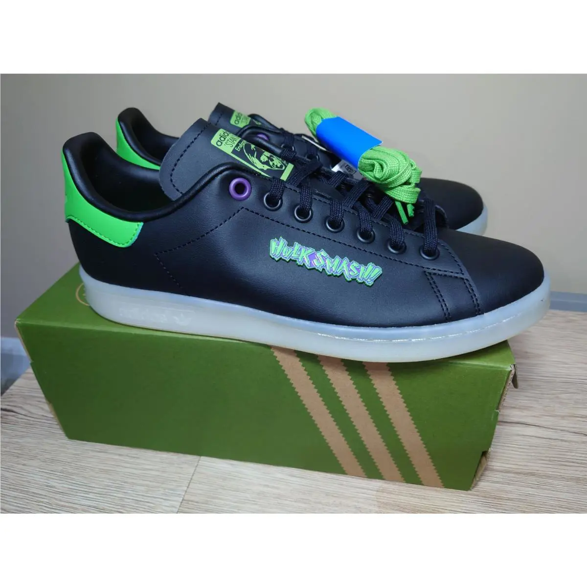 Adidas shoes - Adidas Stan Smith J - Stan Smith - Black (UPC: 194817612003) 0
