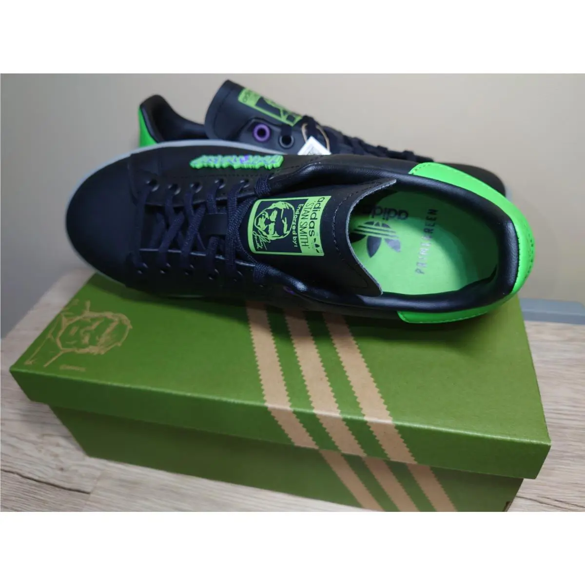 Adidas shoes - Adidas Stan Smith J - Stan Smith - Black (UPC: 194817612003) 3