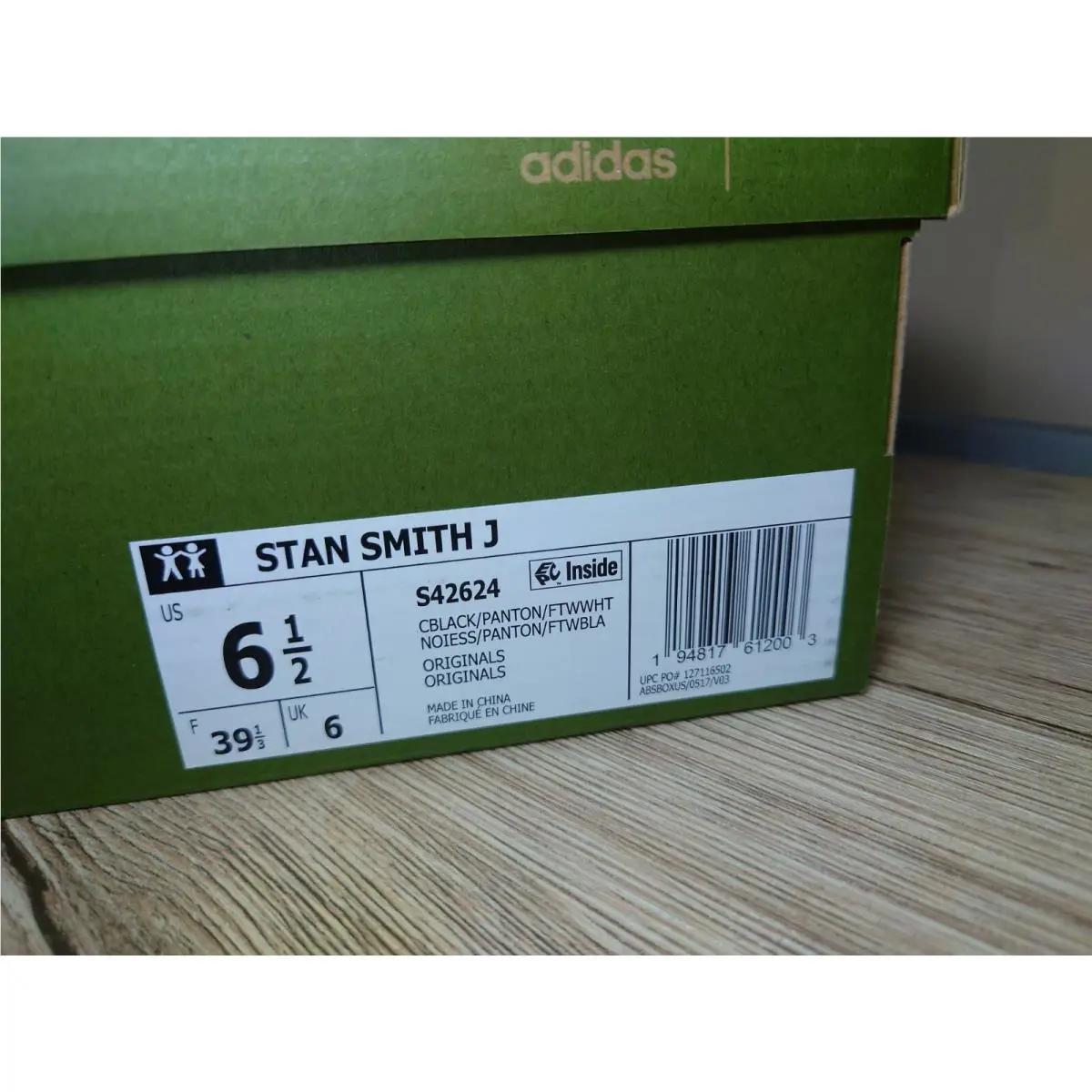 Adidas shoes - Adidas Stan Smith J - Stan Smith - Black (UPC: 194817612003) 8