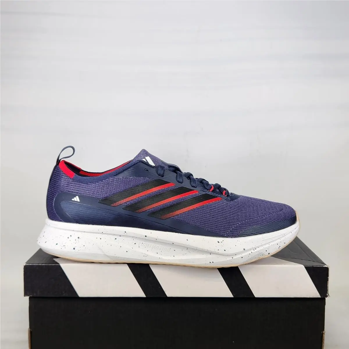 Adidas Men Jogit M Running Shoes Shadow Navy Pure Ruby Size 12 JR0865