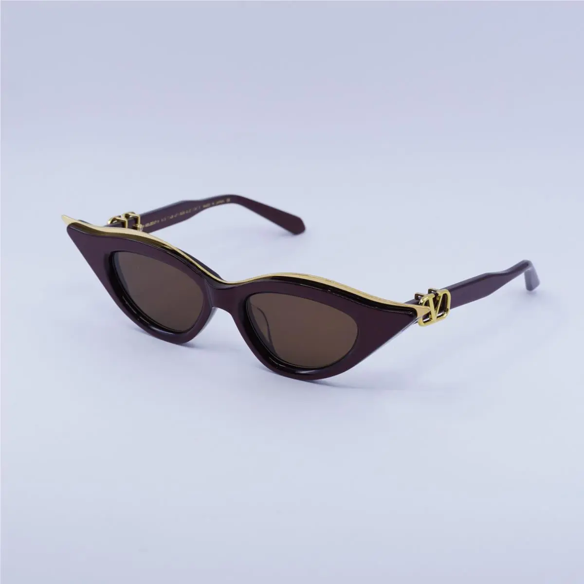 Valentino V-goldcut-ii VLS-114B Bordeaux/yellow Gold/dark Brown AR 49-18-142