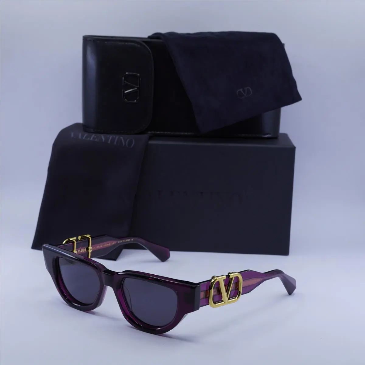 Valentino V-due VLS-103D Crystal Purple/yellow Gold/dark Grey AR
