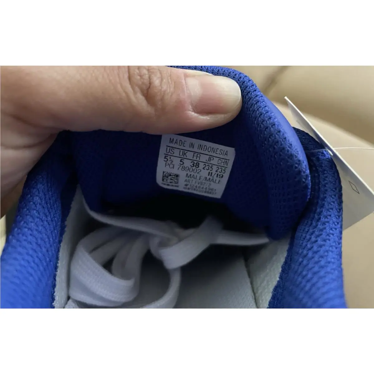 Adidas shoes - adidas Originals - Originals - FV8272 - Footwear White/Bold Blue/Clear Granite (UPC: 193106859525) 11