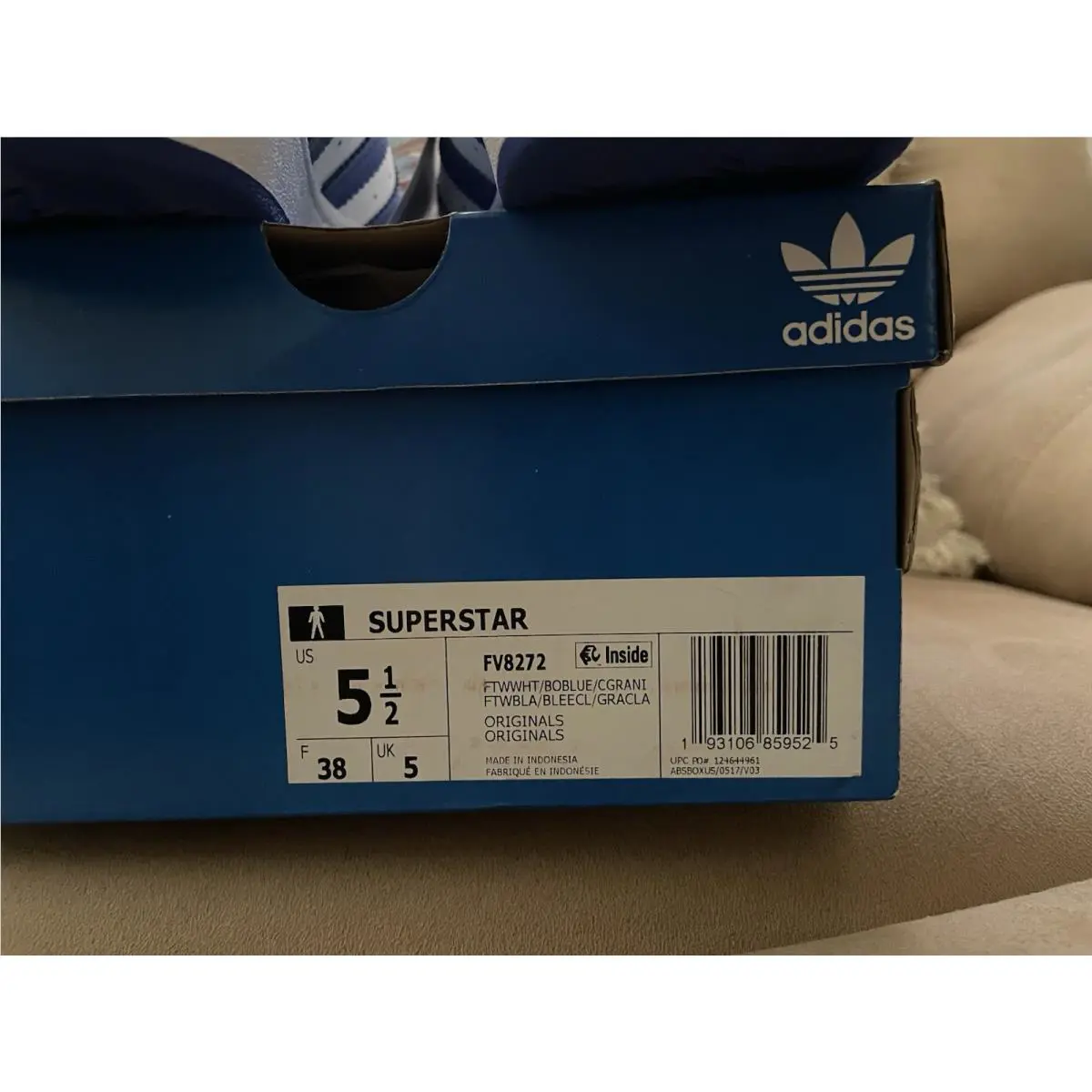 Adidas shoes - adidas Originals - Originals - FV8272 - Footwear White/Bold Blue/Clear Granite (UPC: 193106859525) 13