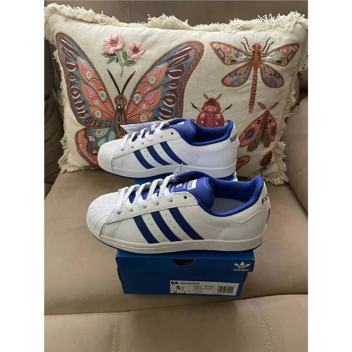 Adidas shoes - adidas Originals - Originals - FV8272 - Footwear White/Bold Blue/Clear Granite (UPC: 193106859525) 7