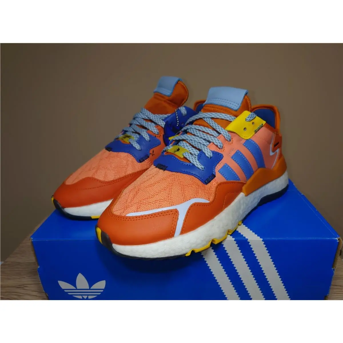 Adidas shoes - adidas Nite Jogger - Nite Jogger - Q47199 - Orange, Manufacturer: Amber Tint/Orange/Trace Royal (UPC: 191979557326) 0