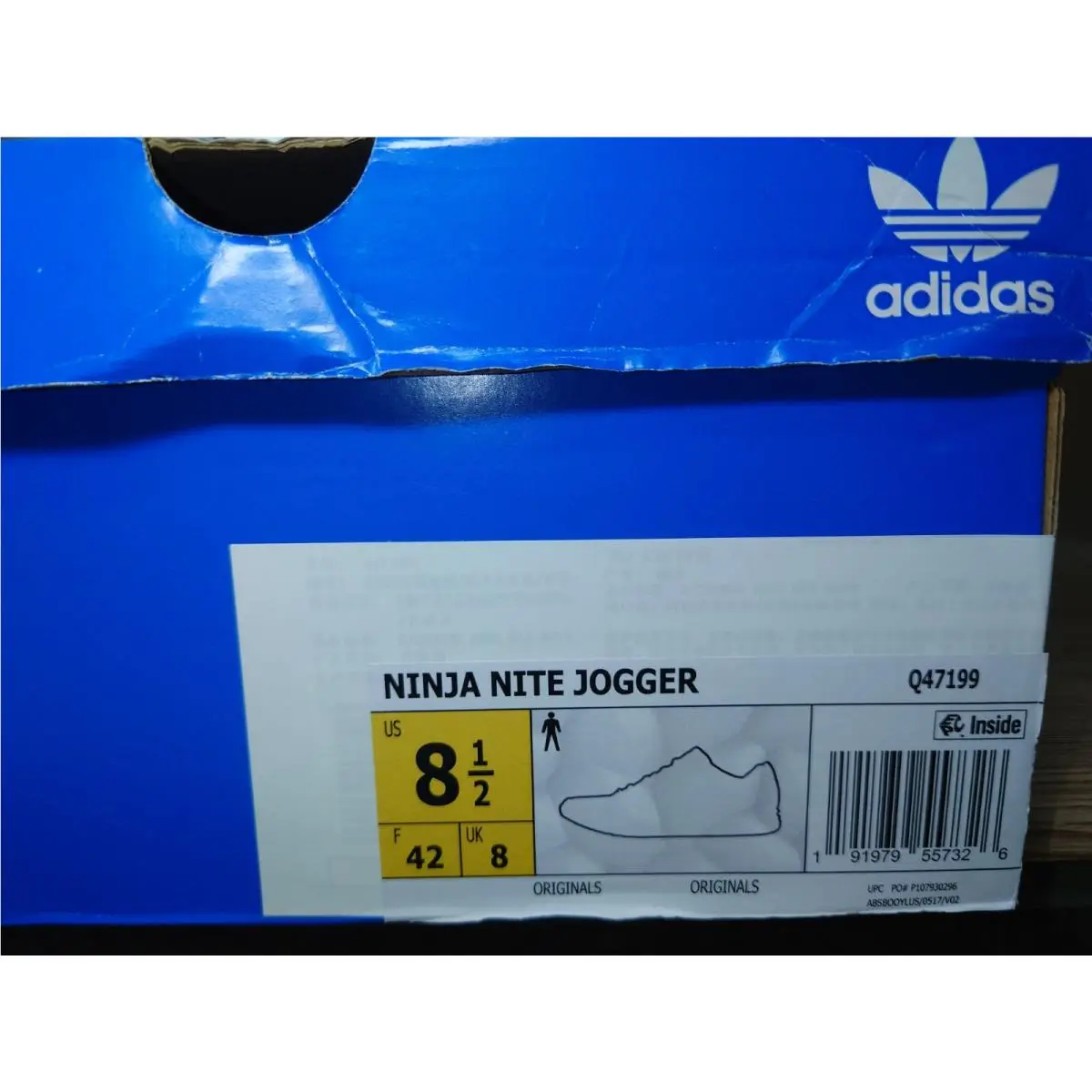 Adidas shoes - adidas Nite Jogger - Nite Jogger - Q47199 - Orange, Manufacturer: Amber Tint/Orange/Trace Royal (UPC: 191979557326) 5