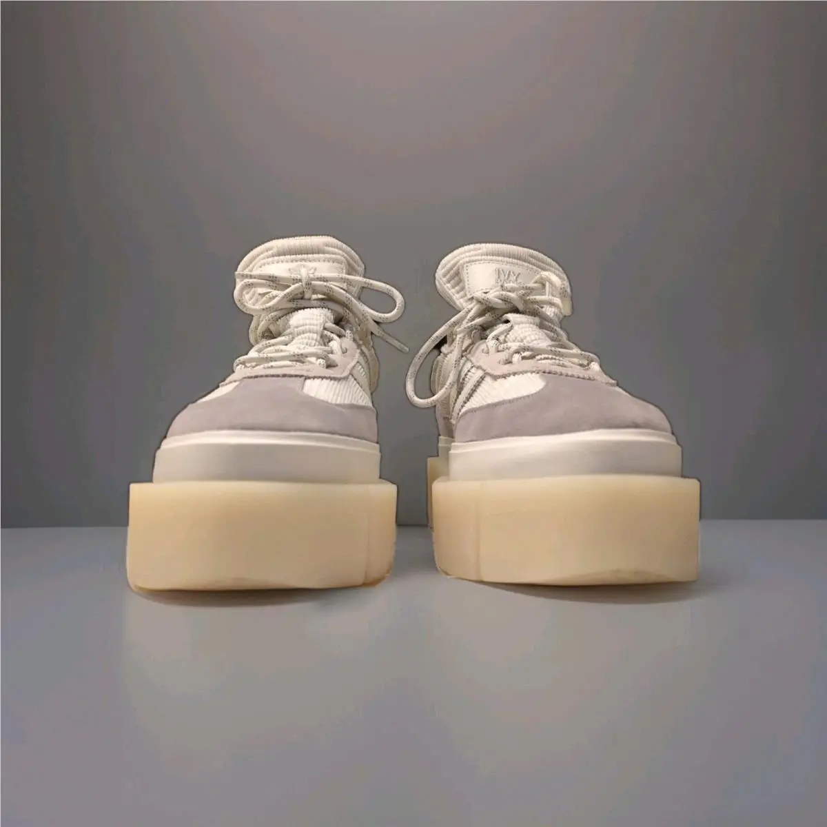 Adidas shoes - ADIDAS IVY PARK SUPER SLEEK CHUNKY - GX9400 - Gray, Manufacturer: Mgh Solid Grey/Core White/Orbit Grey (UPC: 195739543147) 5
