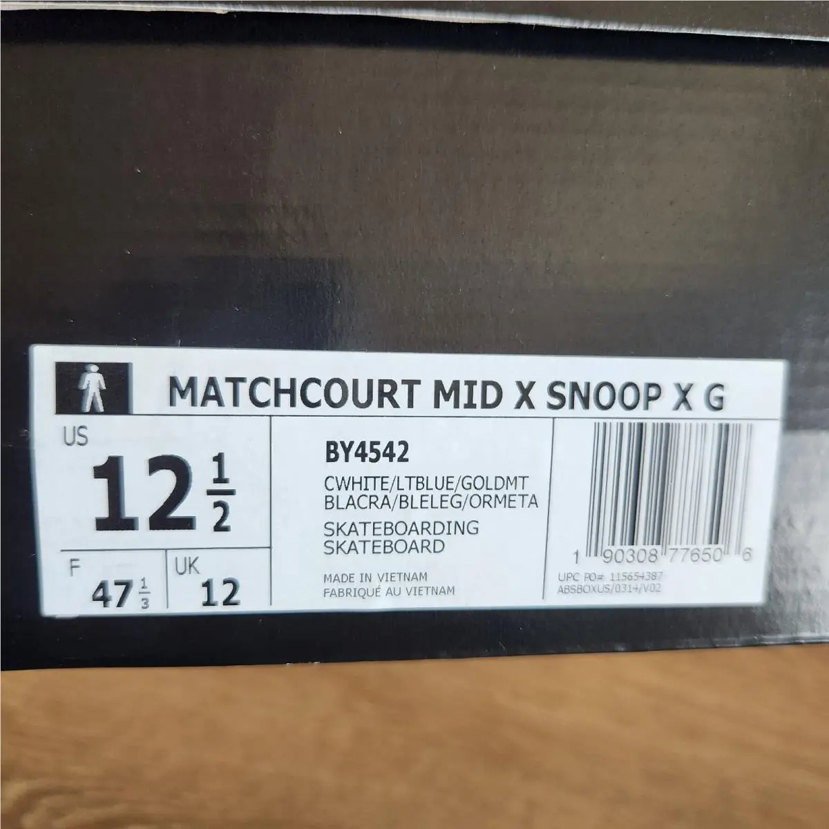 Adidas shoes - Matchcourt Mid - Matchcourt Mid - White (UPC: 190308776506) 0