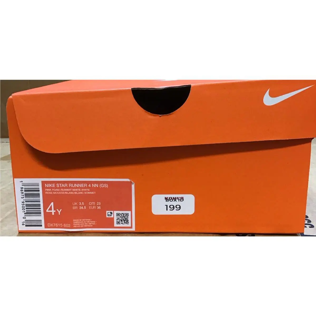 Nike shoes - Nike Star Runner 4 NN - DX7615 DX7615-602 - Pink Foam/White 6