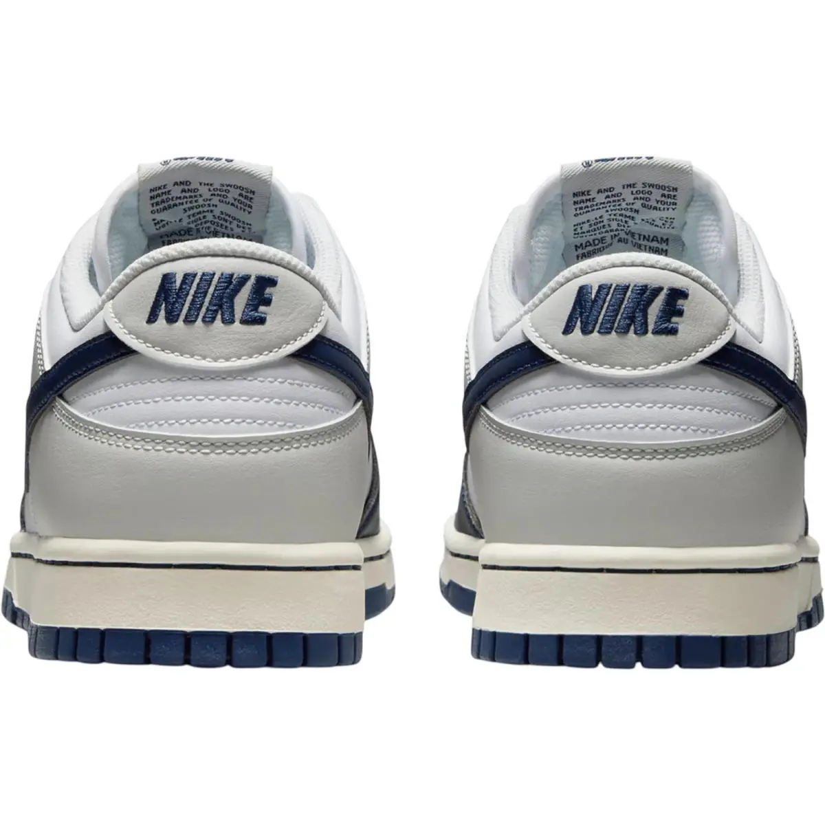 Nike shoes - Nike Dunk Low Retro - Dunk Low Retro - White/White/Light Smoke Grey 41