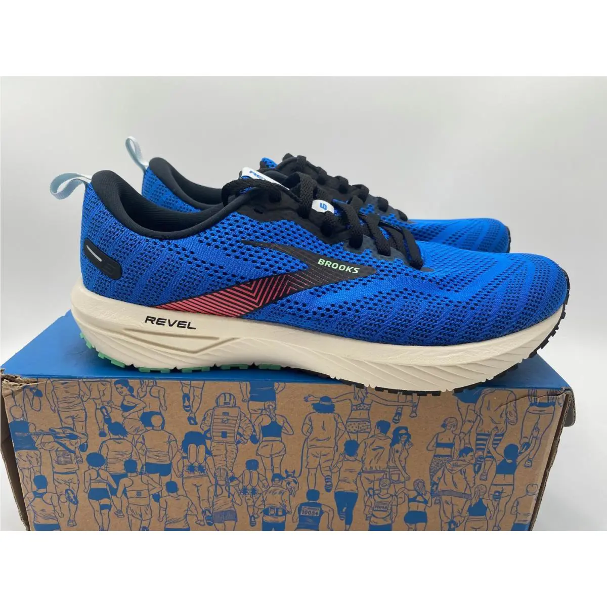 Brooks shoes - Brooks Revel 6 - Revel - 110398-1D-476 - Blue 3